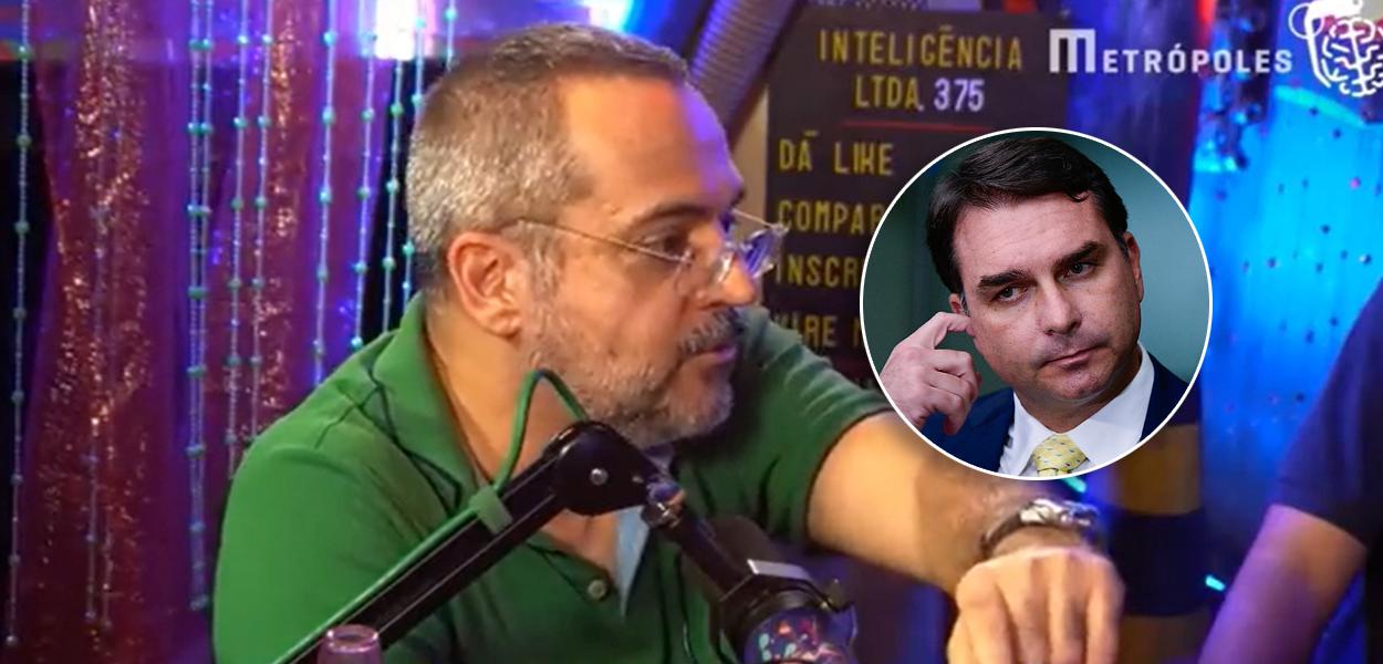 Abraham Weintraub e Flávio Bolsonaro