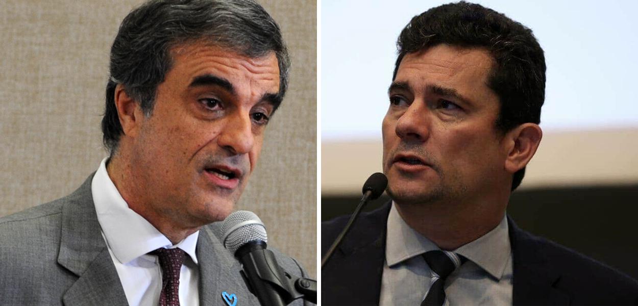José Eduardo Cardozo e Sérgio Moro