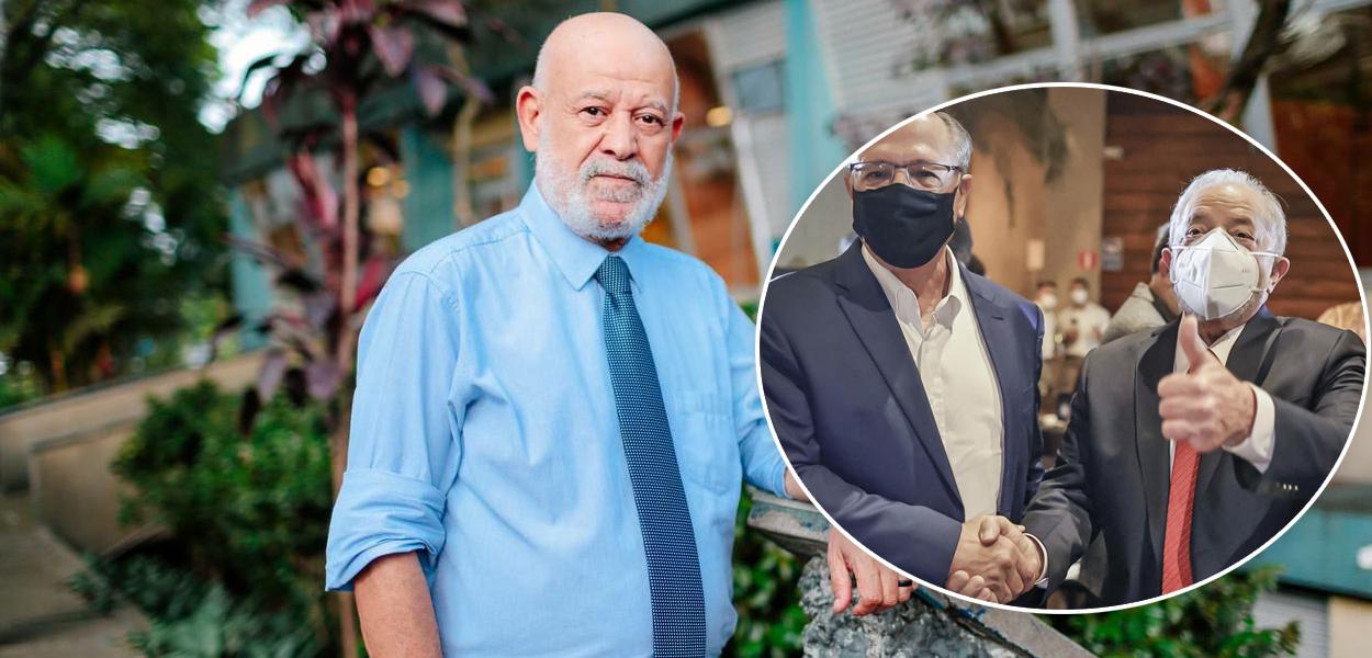 Benedito Mariano e Alckmin com Lula