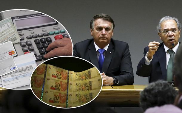 Bolsonaro e Paulo Guedes