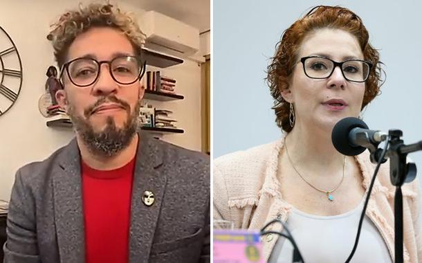 Jean Wyllys e Carla Zambelli