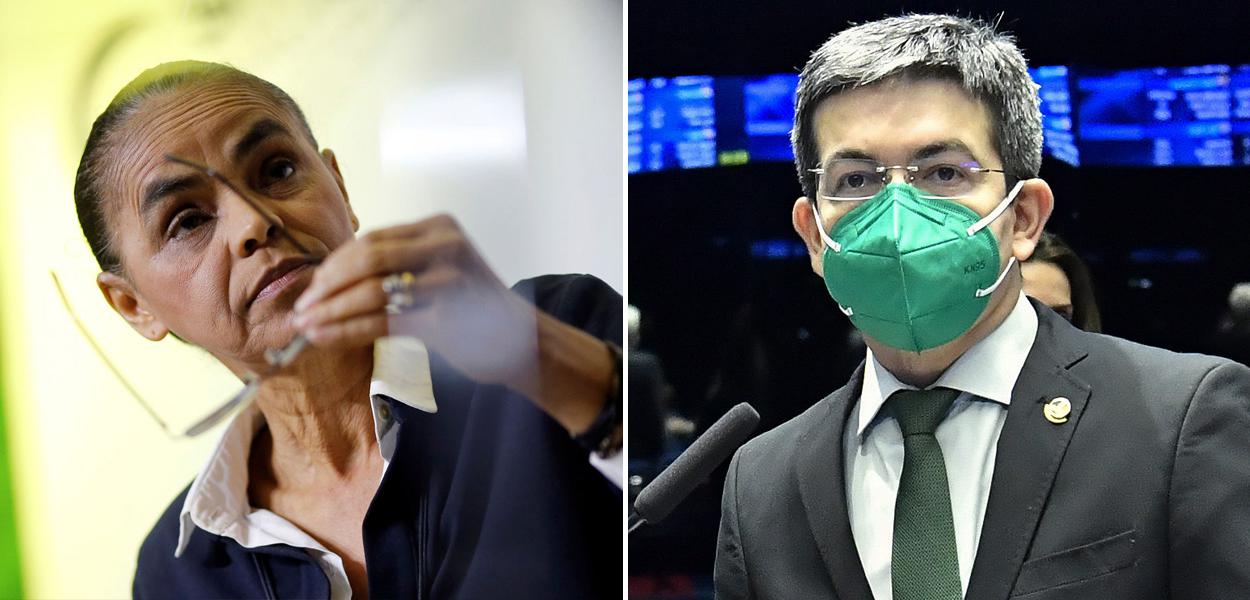 Marina Silva e Randolfe Rodrigues