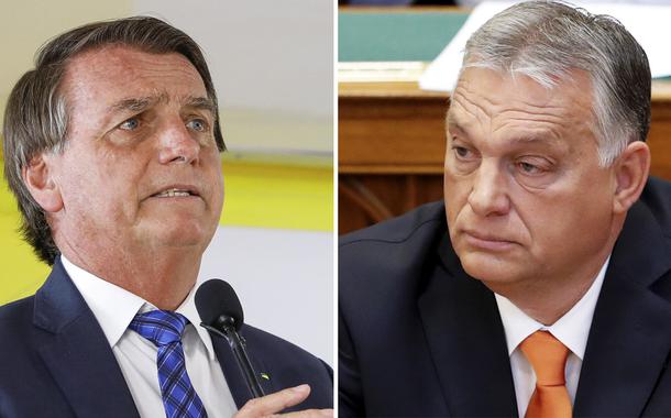 Jair Bolsonaro e Viktor Orbán