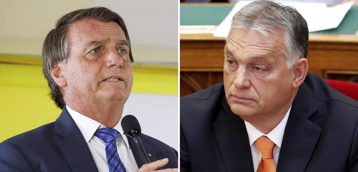 Jair Bolsonaro e Viktor Orbán