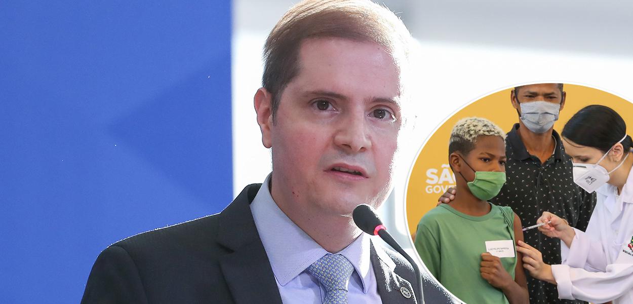 Bruno Bianco e vacinação em criança