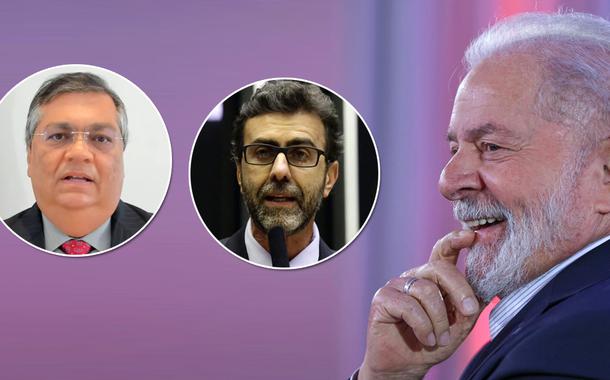 Lula, Marcelo Freixo e Flávio Dino