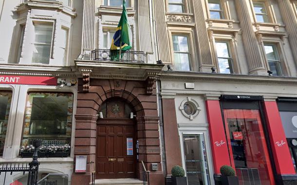 Prédio do Consulado do Brasil em Londres