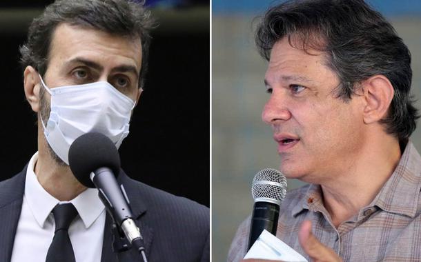 Marcelo Freixo e Fernando Haddad