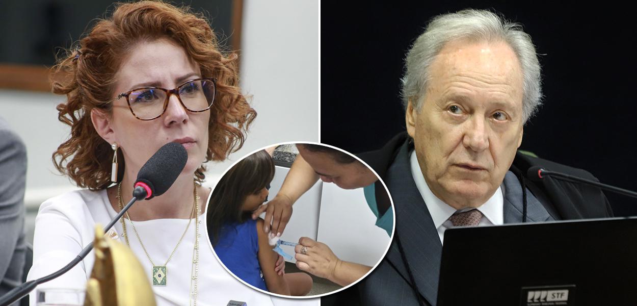 Carla Zambelli e Ricardo Lewandowski