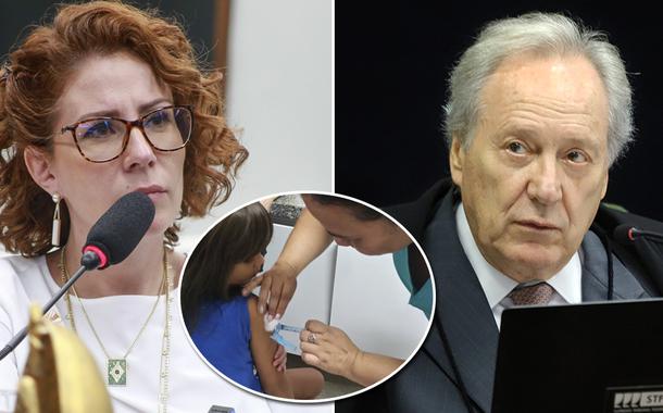 Carla Zambelli e Ricardo Lewandowski