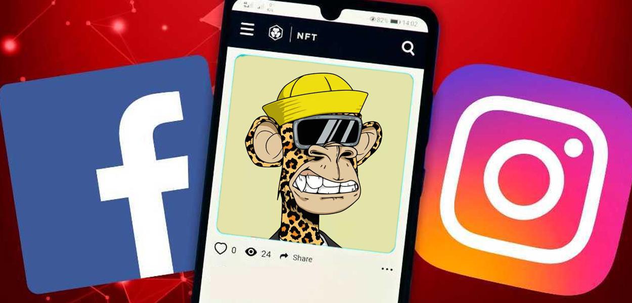 Facebook, NFT tipo Bored Ape em Crypto.com, Instagram