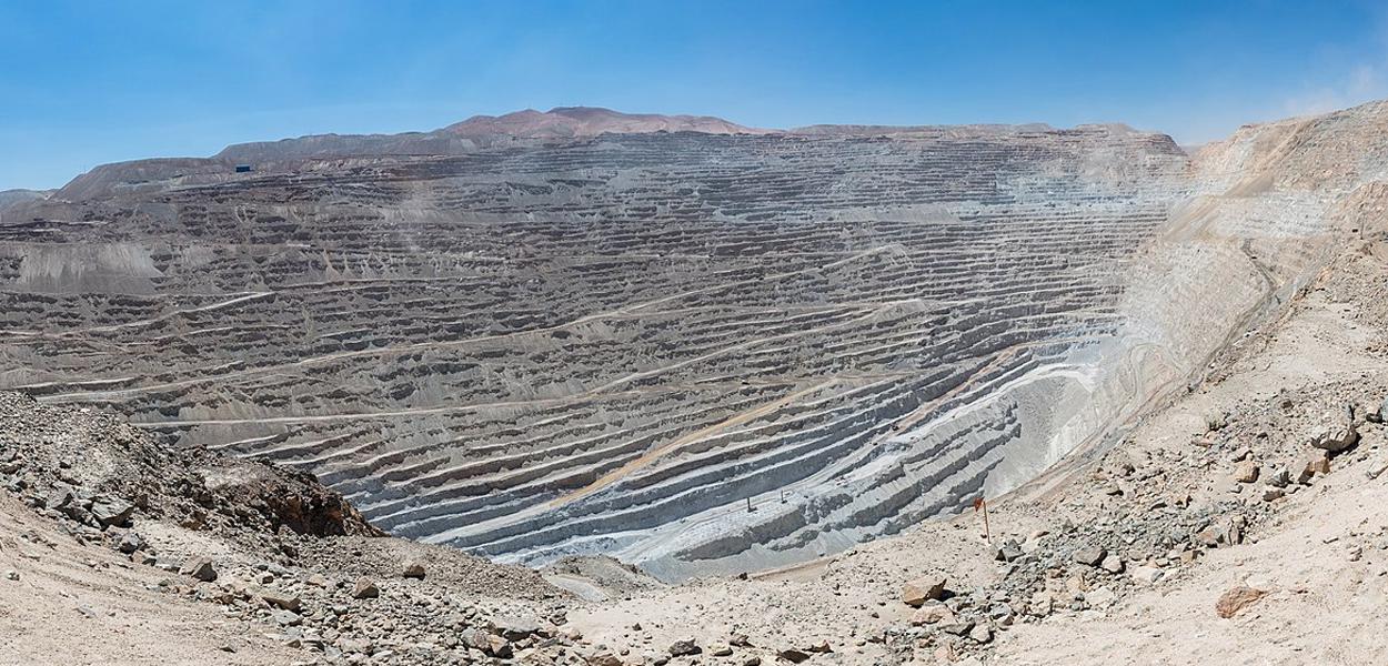 Mina de Chuquicamata, maior do Chile