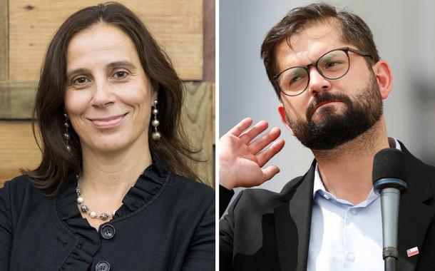 Antonia Urrejola Noguera e Gabriel Boric