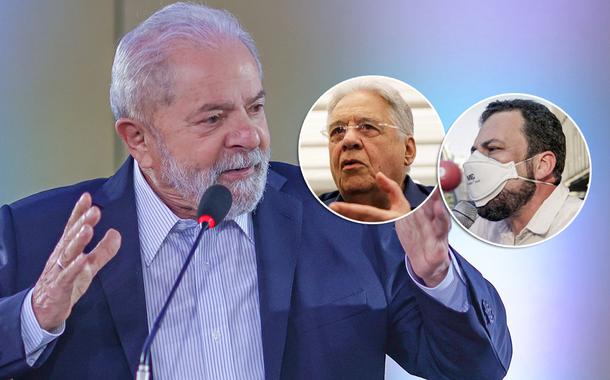 Lula, Fernando Henrique Cardoso e Guilherme Boulos