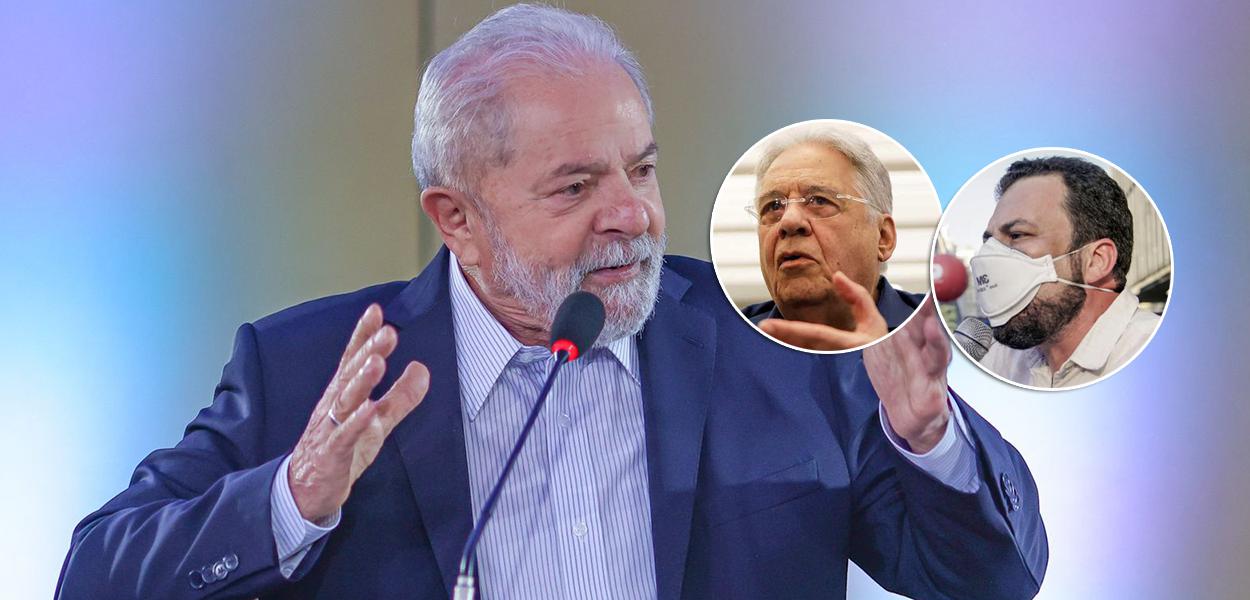 Lula, Fernando Henrique Cardoso e Guilherme Boulos