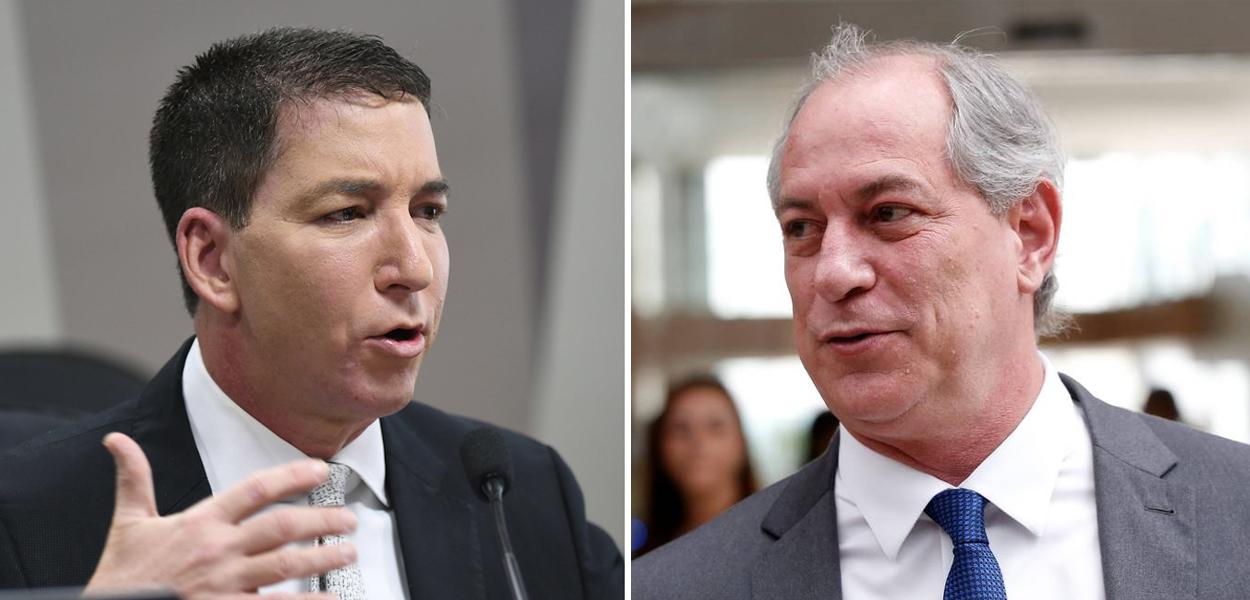 Glenn Greenwald e Ciro Gomes