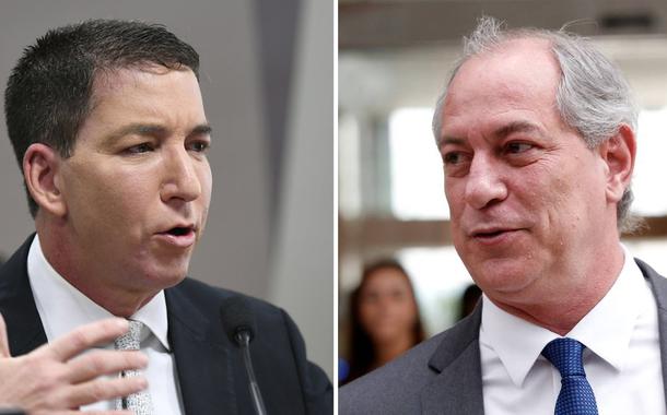 Glenn Greenwald e Ciro Gomes