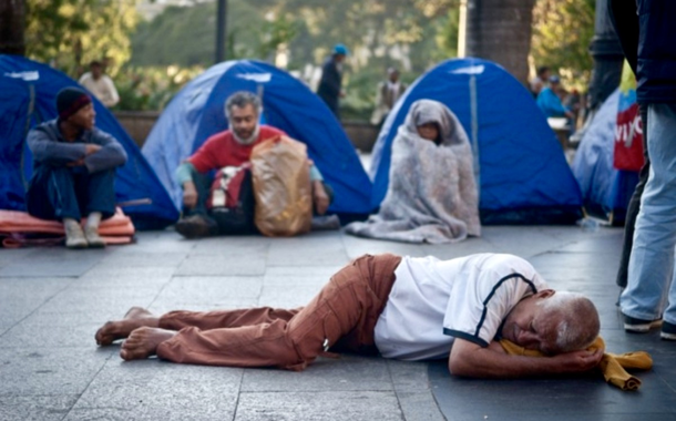 Pessoas em situação de rua em São Paulo