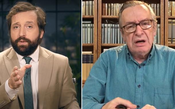 Gregório Duvivier e Olavo de Carvalho