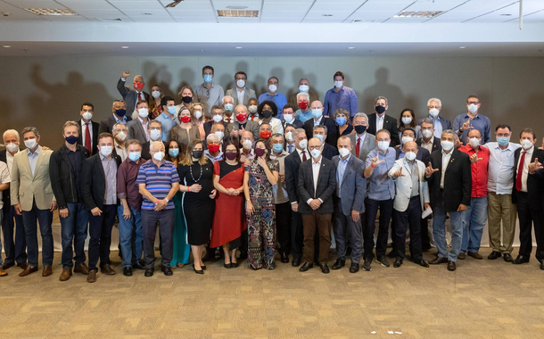 Lula e bancada de deputados federais