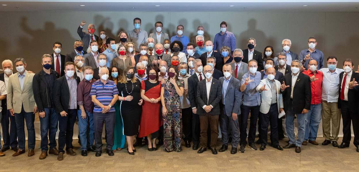 Lula e bancada de deputados federais