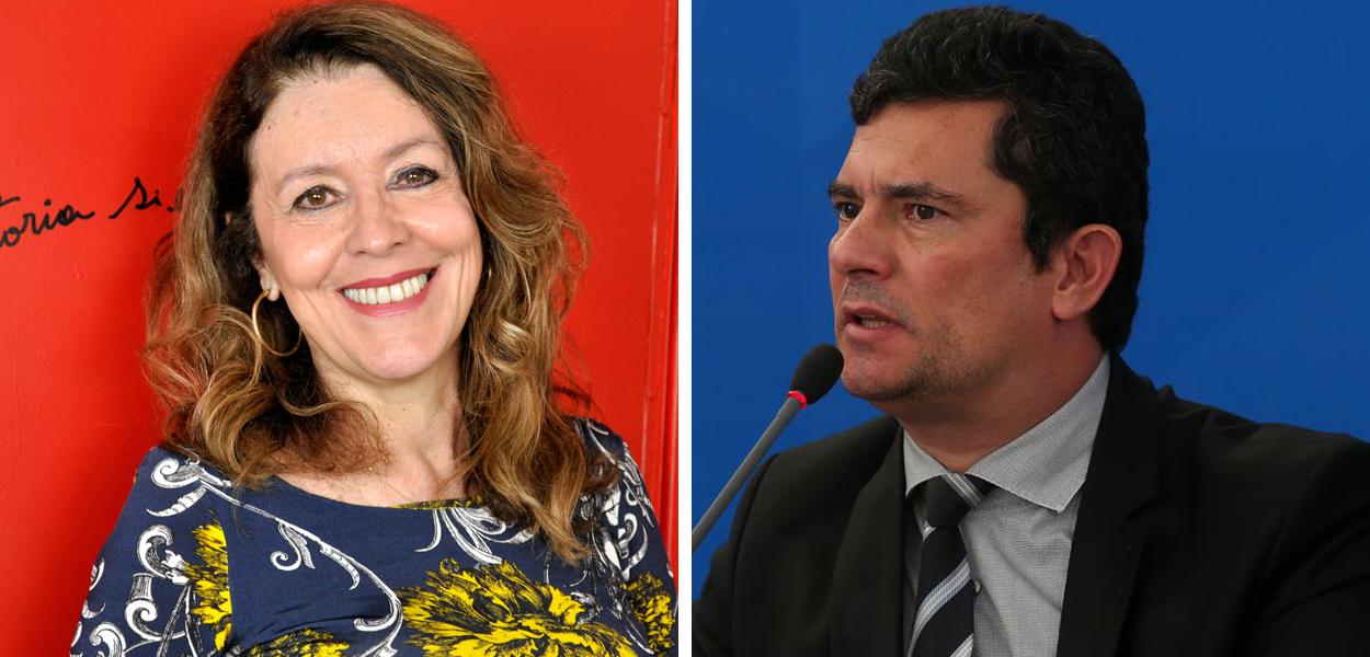 Helena Chagas e Sergio Moro