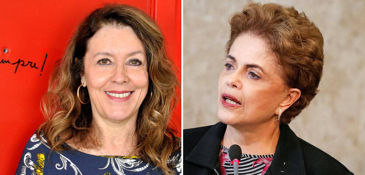 Helena Chagas e Dilma Rousseff