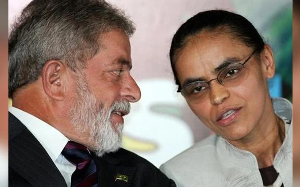 Lula e Marina em 2008
