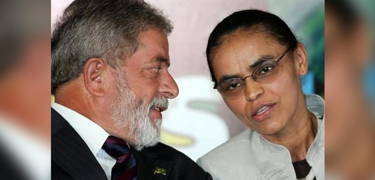 Lula e Marina em 2008