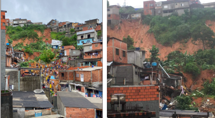 Deslizamento de terra em Franco da Rocha