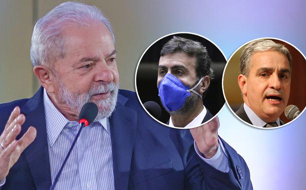 Lula, Marcelo Freixo e André Ceciliano