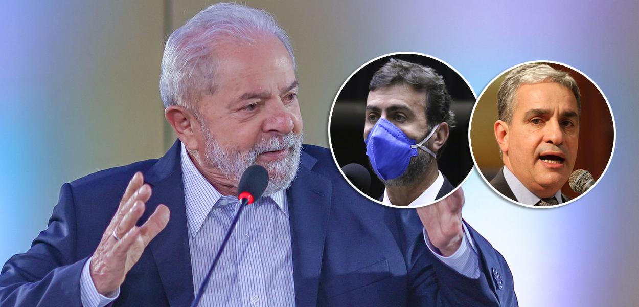 Lula, Marcelo Freixo e André Ceciliano