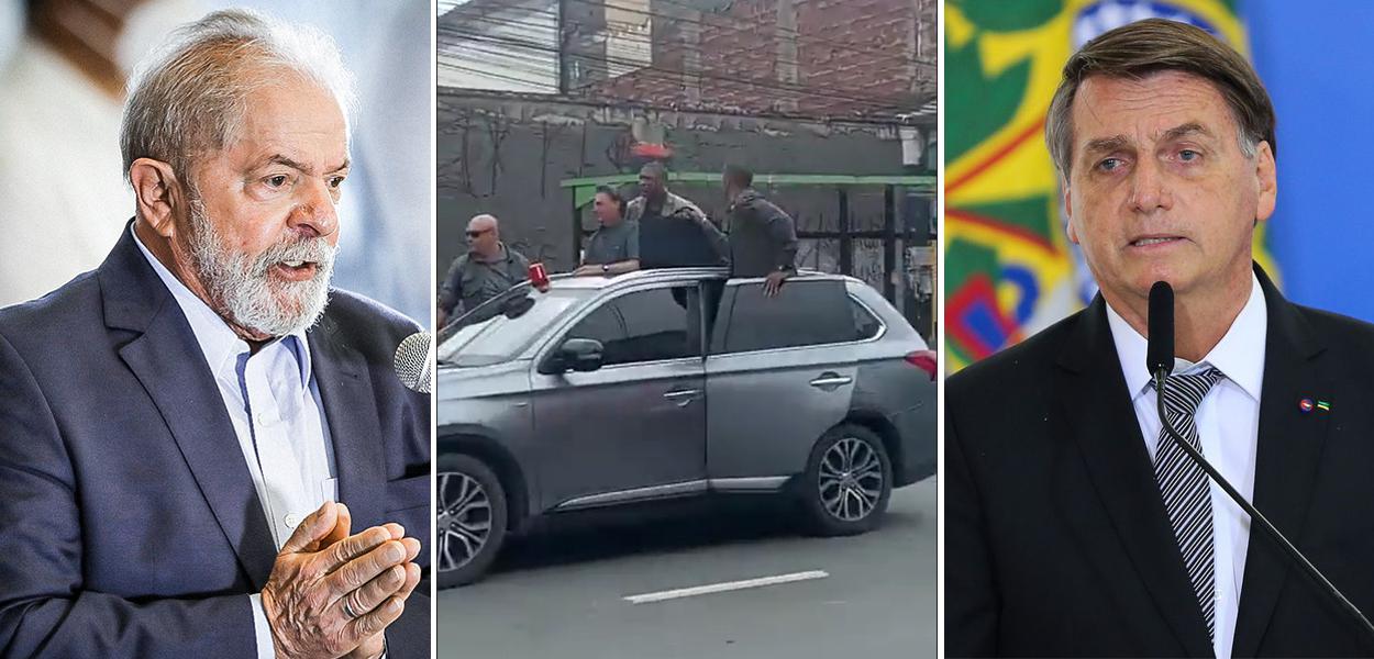 Ex-presidente Luiz Inácio Lula da Silva e Jair Bolsonaro