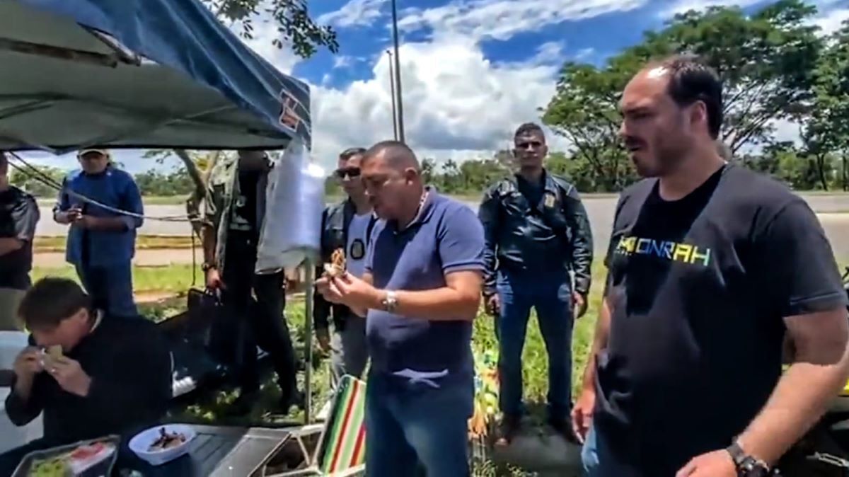 Vídeo revela equipe de Bolsonaro em vídeo do 'farofeiro popular'