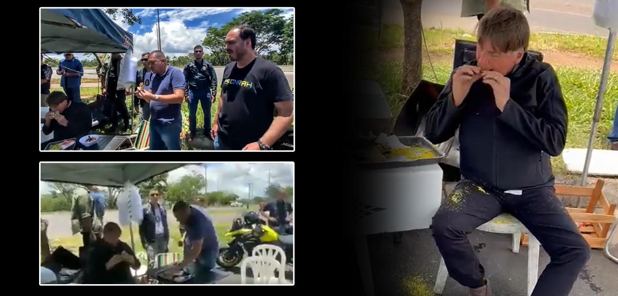 Vídeo revela equipe de Bolsonaro em vídeo do 'farofeiro popular'