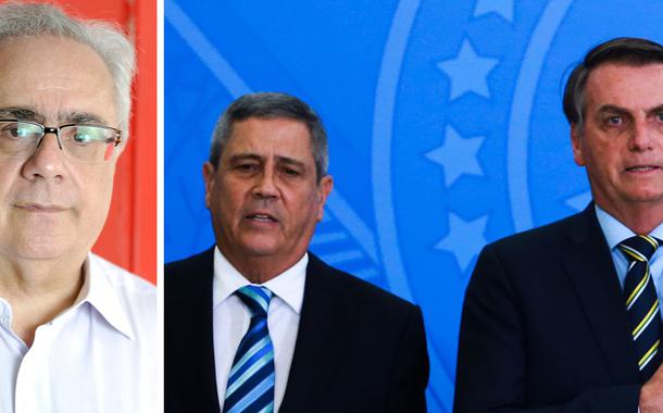 Luis Nassif, Braga Netto e Jair Bolsonaro