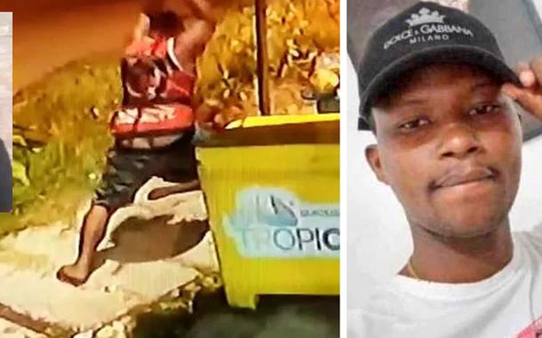 Aleson Cristiano e o congolês Moïse Kabagambe