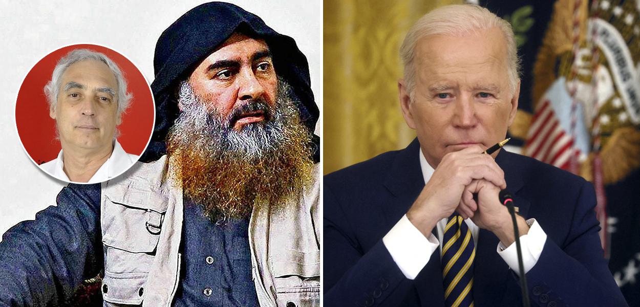 José Reinaldo Carvalho, Abu Ibrahim al-Hashimi al-Qurayshi e Joe Biden