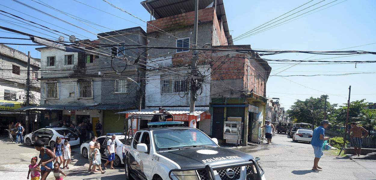 Operação policial na comunidade do Jacarezinho, no Rio de Janeiro