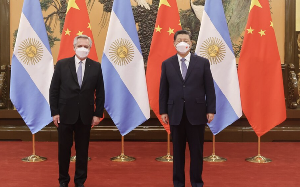 Alberto Fernández e Xi Jinping