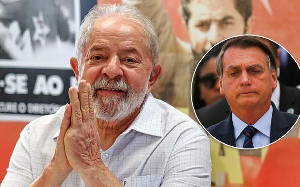 Ex-presidente Luiz Inácio Lula da Silva e Jair Bolsonaro