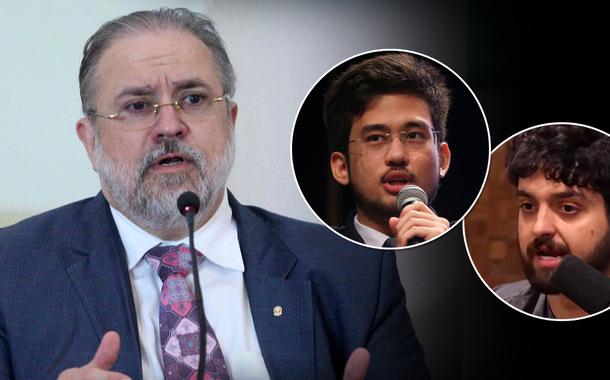 Augusta Aras, Kim Kataguiri e Monark