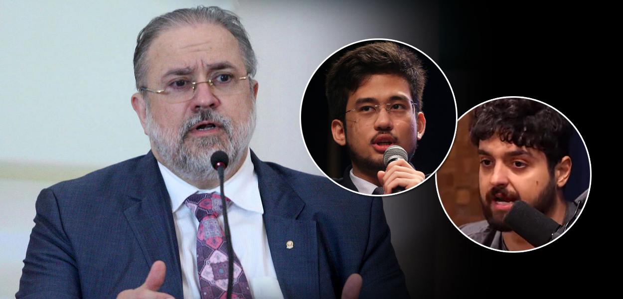 Augusta Aras, Kim Kataguiri e Monark