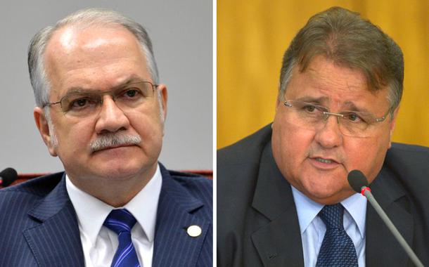 Ministro do STF Edson Fachin e Geddel Vieira Lima