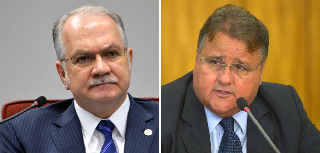 Ministro do STF Edson Fachin e Geddel Vieira Lima