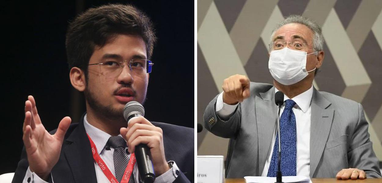 Kim Kataguiri e Renan Calheiros