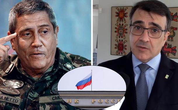 Walter Braga Netto e Carlos Alberto Franco França