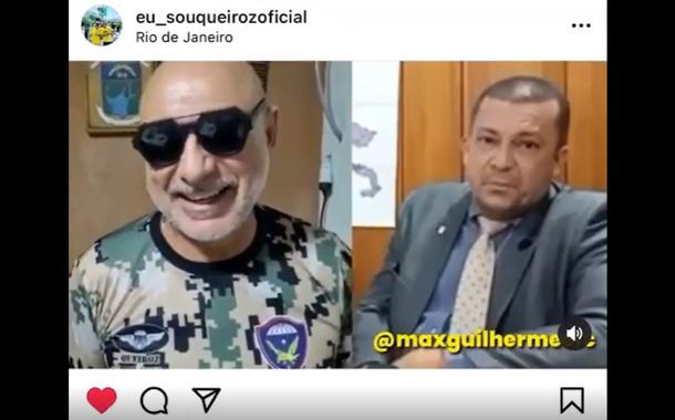 Fabricio Queiroz e Max Guilherme