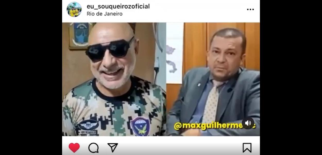 Fabricio Queiroz e Max Guilherme