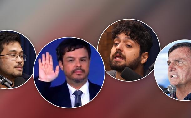 Kim Kataguiri, Adrilles, Monark e Bolsonaro